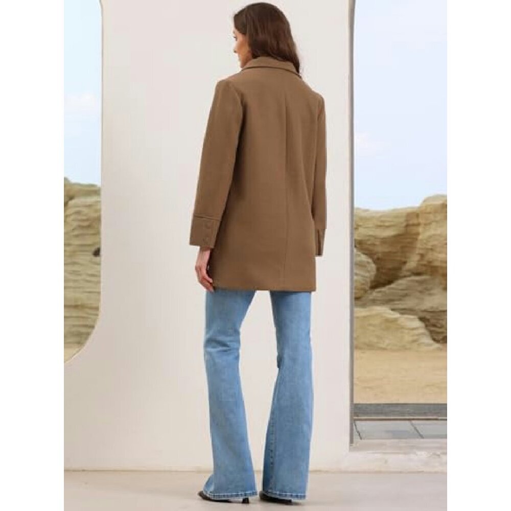 Oversized Snap Button Utility Jacket, 100% Polyester, Loose Fit - Picture 4 of 6